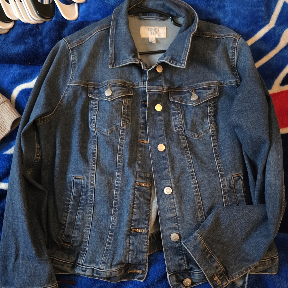 Time and Tru Blue Jean Jacket